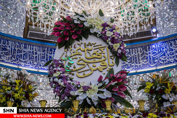 گل آرایی حرم مطهر حضرت عباس(ع) در آستانه اعیاد شعبانیه