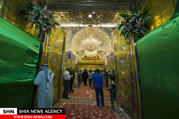 گل آرایی حرم مطهر حضرت عباس(ع) در آستانه اعیاد شعبانیه