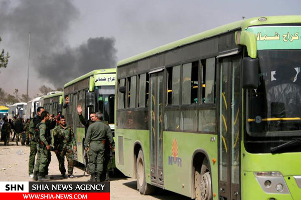 بزرگترین کاروان شورشیان غوطه شرقی را ترک کرد