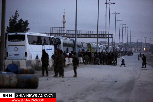 بزرگترین کاروان شورشیان غوطه شرقی را ترک کرد