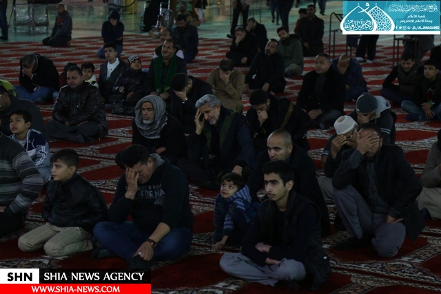 عزاداری دهه اول فاطمیه عزاداری در آستان مقدس کاظمین+تصاویر