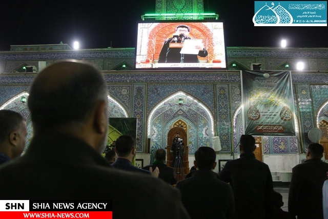 عزاداری دهه اول فاطمیه عزاداری در آستان مقدس کاظمین+تصاویر