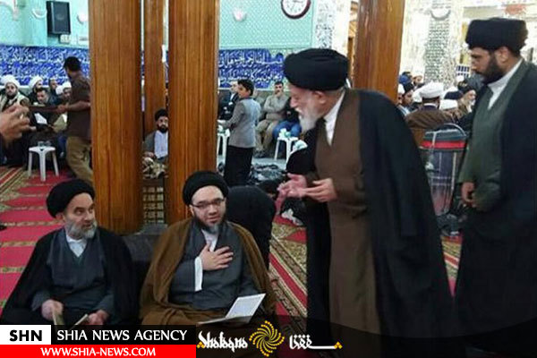 تصویر فرزندان آیت الله سیستانی در مراسم ختم آیت الله شاهرودی تصویر فرزندان آیت الله سیستانی در مراسم ختم آیت الله شاهرودی