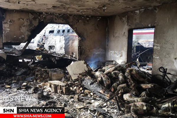 تصاویر جدید از حادثه هواپیمای باری