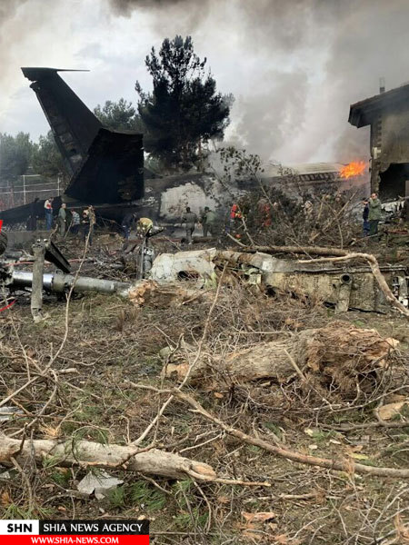 تصاویر جدید از حادثه هواپیمای باری