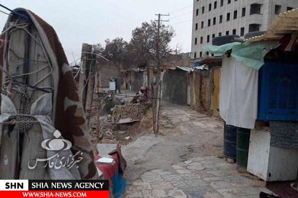 کلونی فقر در خانه‌های ۱۸ متری پایتخت+ تصاویر