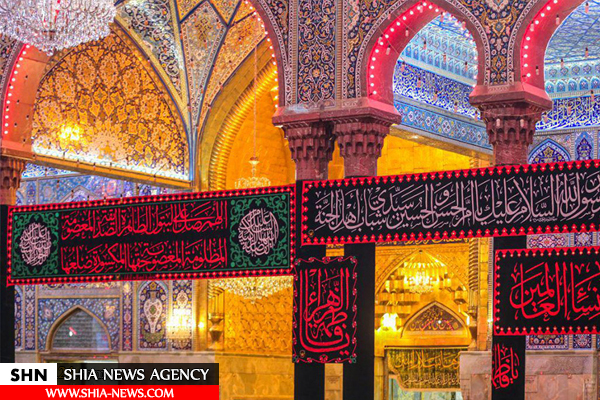 کربلا سیاهپوش ایام فاطمیه شد کربلا سیاهپوش ایام فاطمیه شد