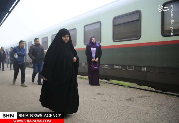 حرکت قطار عراقی پس از خروج داعش