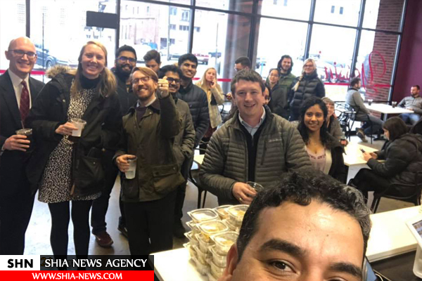 غذای رایگان یک رستوران مهاجر سوری به کارمندان آمریکایی