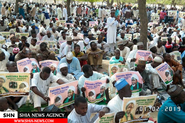 تظاهرات اعتراض به وضعیت سلامتی شیخ زکزاکی