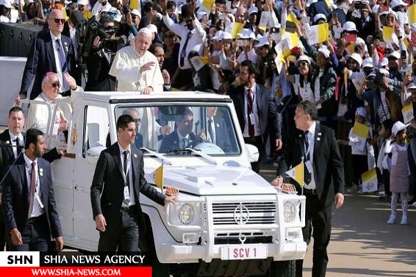 آیین نیایش مسیحیان با حضور پاپ در امارات+ تصویر