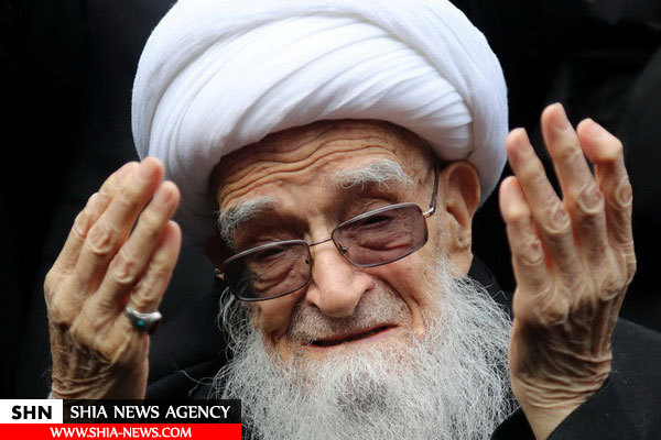 حضور آیت الله العظمی صافی در دسته عزاداری شهادت حضرت زهرا(س) حضور آیت الله العظمی صافی در دسته عزاداری شهادت حضرت زهرا(س)