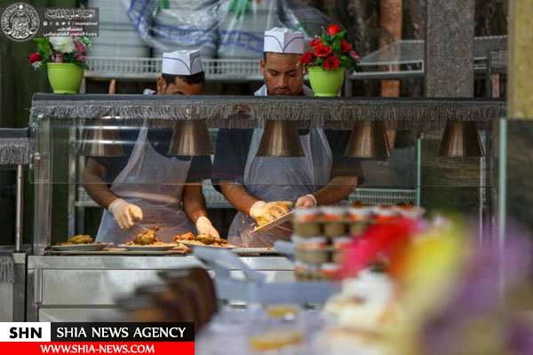 ۴۸ هزار بسته غذایی میان زائران حرم امیرالمؤمنین(ع) توزیع شد+تصاویر