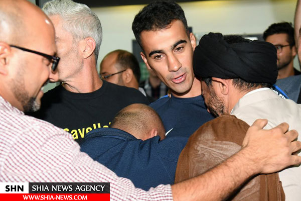 عکسی جالب از مراسم استقبال از فوتبالیست بحرینی در فرودگاه ملبورن