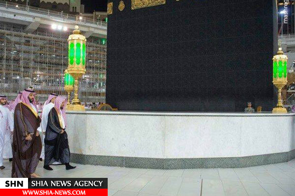 تصویر حضور بنسلمان در مسجدالحرام تصویر حضور بنسلمان در مسجدالحرام