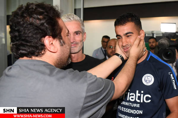 تصاویر آزادی فوتبالیست شیعه بحرینی در تایلند