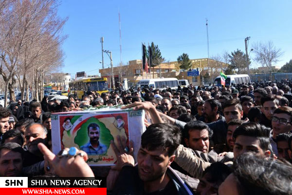 تشییع پیکر مطهر ۲ شهید مدافع وطن در فلاورجان اصفهان