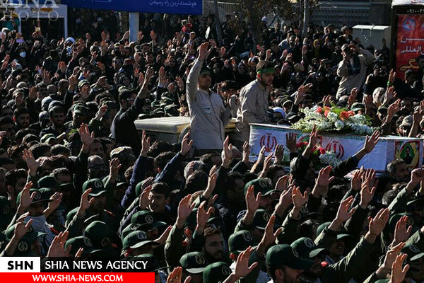 تشییع پیکر مطهر ۲ شهید مدافع وطن در فلاورجان اصفهان
