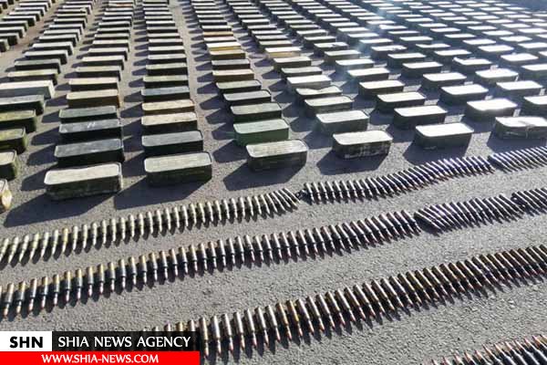 کشف سلاحها و مهمات تروریستها در دمشق کشف سلاحها و مهمات تروریستها در دمشق