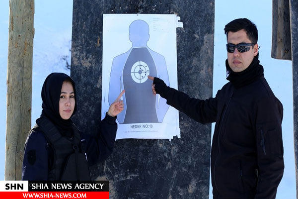 دوره آموزش نظامی زنان پلیس افغانستان