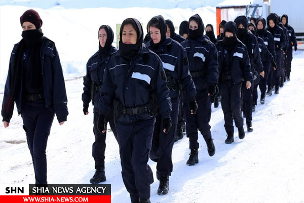 دوره آموزش نظامی زنان پلیس افغانستان