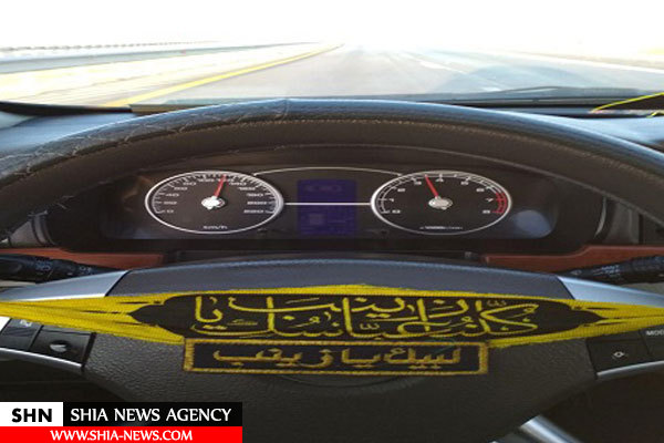 وقتی عشق اهل بیت (ع) در دل خانمی راننده می‌نشیند+ تصاویر