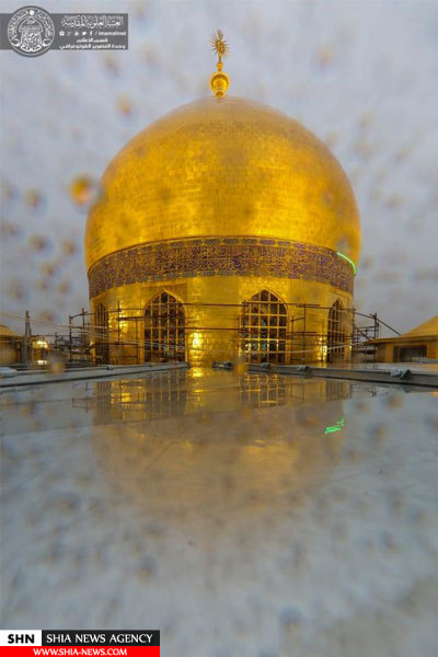 تصاویر بارش باران در نجف اشرف تصاویر بارش باران در نجف اشرف