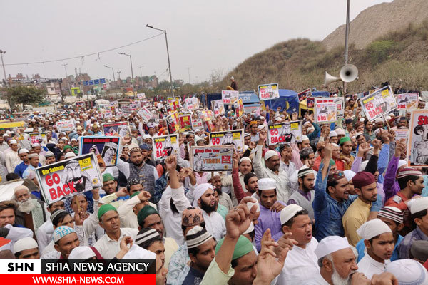 تظاهرات مردم کرگل هند در اعتراض به سفر بن سلمان