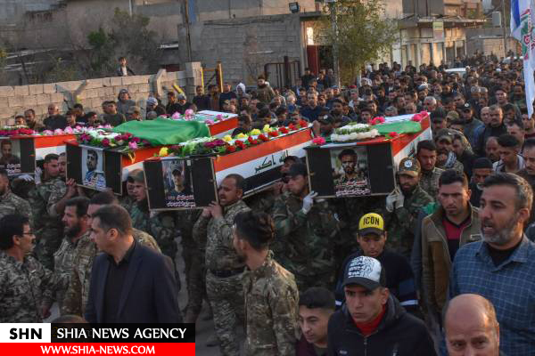 تشییع پیکر ۶ شهید حشد الشعبی