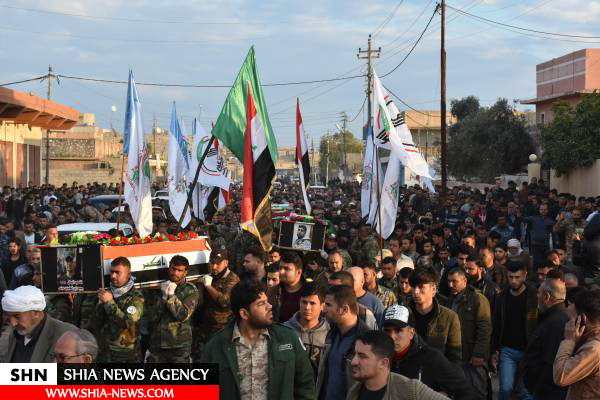 تشییع پیکر ۶ شهید حشد الشعبی