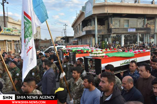 تشییع پیکر ۶ شهید حشد الشعبی