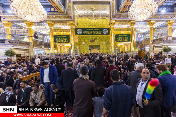 حال و هوای زائران در حرم علمدار رشید کربلا در آغاز ماه رجب + تصاویر