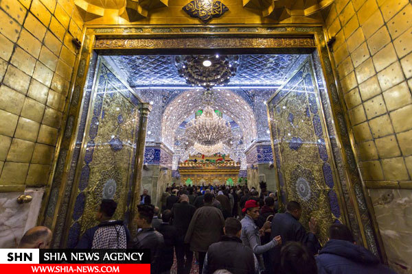 حال و هوای زائران در حرم علمدار رشید کربلا در آغاز ماه رجب + تصاویر