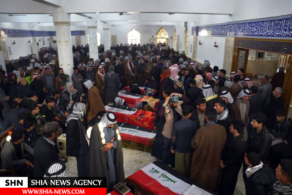 تشییع پیکر ۶ شهروند عراقی اعدام شده به دست داعش