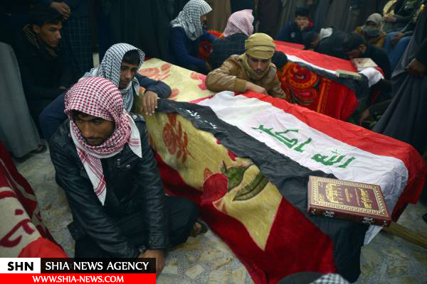 تشییع پیکر ۶ شهروند عراقی اعدام شده به دست داعش