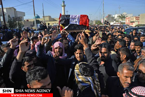 تشییع پیکر ۶ شهروند عراقی اعدام شده به دست داعش