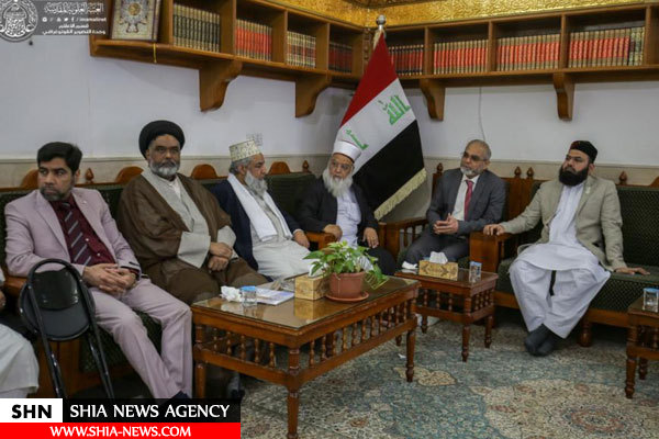 هیئتی اروپایی به زیارت حرم امیرالمؤمنین (ع) مشرف شد+تصاویر