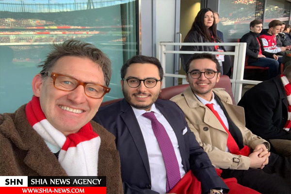 پسر مالک باشگاه تراکتورسازی مهمان ویژه توپچی‌ها + تصویر