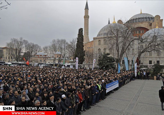 تظاهرات هزاران نفر در اعتراض به کشتار مسلمانان نیوزلند در ترکیه