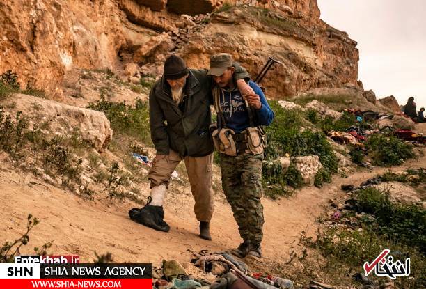 تصاویر خروج داعشی‌ها با خانواده از باغوز