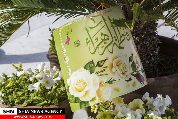 گل آرایی صحن های حرم امام حسین(ع) و حضرت عباس (ع) گل آرایی