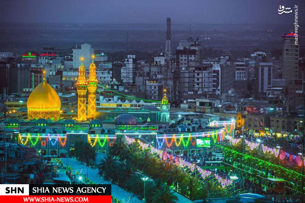 تصاویر حال‌وهوای کربلا در ایام اعیاد شعبانیه