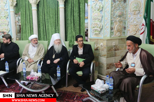 تشرف اسقف اعظم روسیه به حرم حضرت معصومه(س)