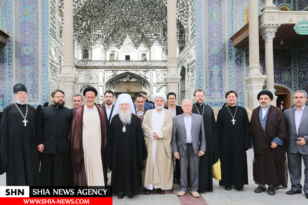 تشرف اسقف اعظم روسیه به حرم حضرت معصومه(س)