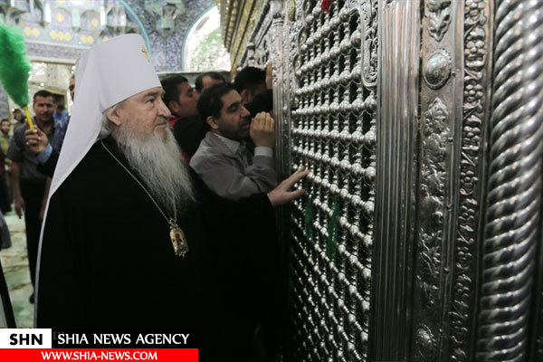 تشرف اسقف اعظم روسیه به حرم حضرت معصومه(س)