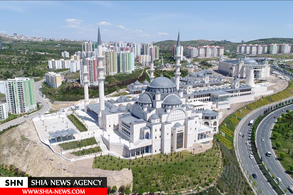 افتتاح مسجد بزرگ آنکارا + تصویر