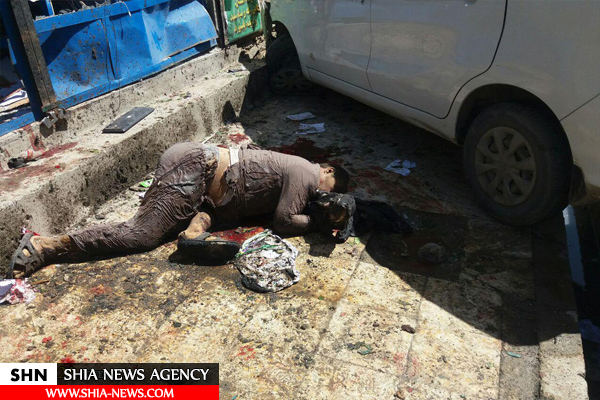 تصاویر انفجار مقابل یک مرکز ثبت احوال در کابل