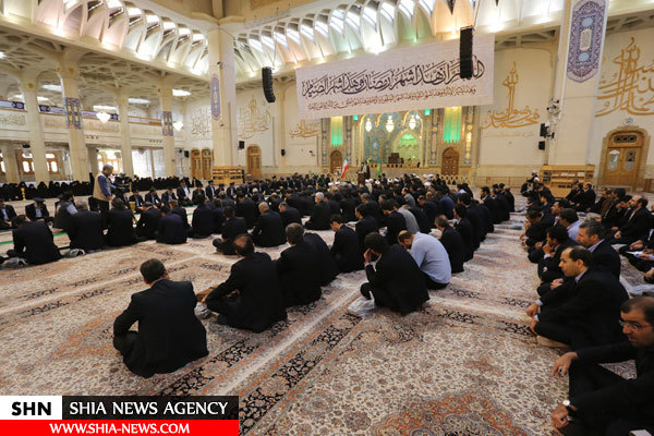 آئین خطبه خوانی در حرم حضرت معصومه در آستانه ماه مبارک رمضان