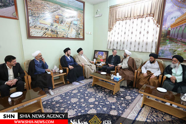 دیدار رییس مرکز تعالیم علوم دینی پدران کلیسای فرانسه با حجت الاسلام والمسلمین شهرستانی