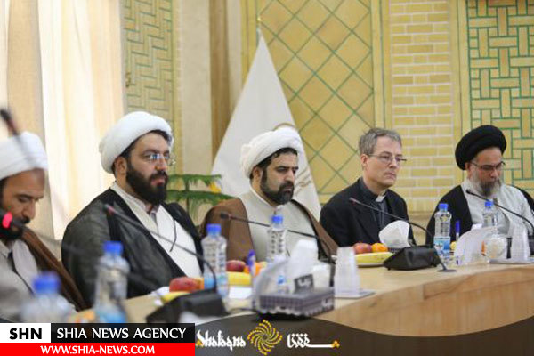 دیدار رییس مرکز تعالیم علوم دینی پدران کلیسای فرانسه با حجت الاسلام والمسلمین شهرستانی